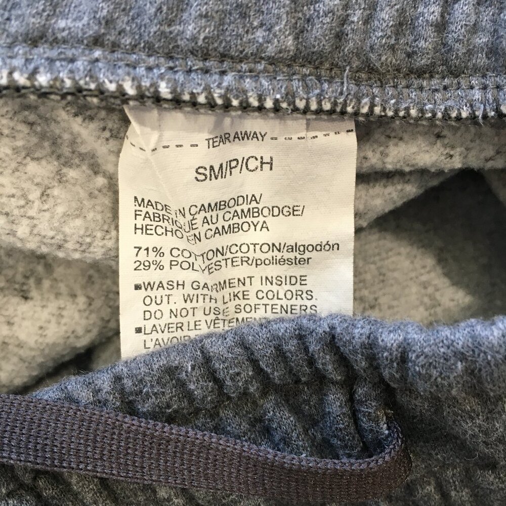 Under Armour Gray Drawstring Terrycloth Lined Swe… - image 3